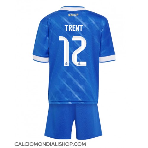 Maglie da calcio Real Madrid Alexander-Arnold #12 Terza Maglia Bambino 2025-26 Manica Corta (+ Pantaloni corti)